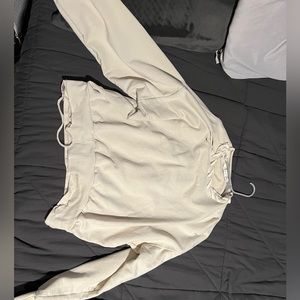 sweather with cut in it for fashion